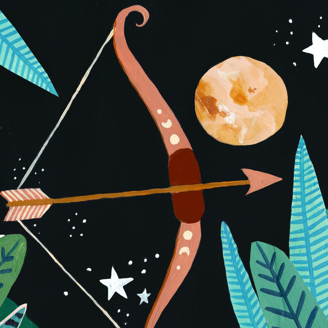 Sagittarius Zodiac Horoscope Constellation Art Print - Image 2