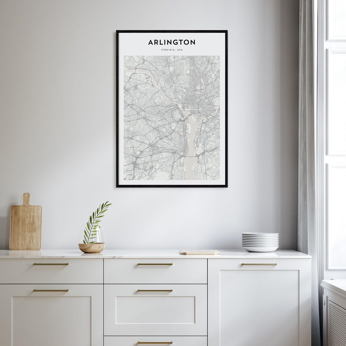 Arlington Map Poster, Virginia Travel Poster - Image 2