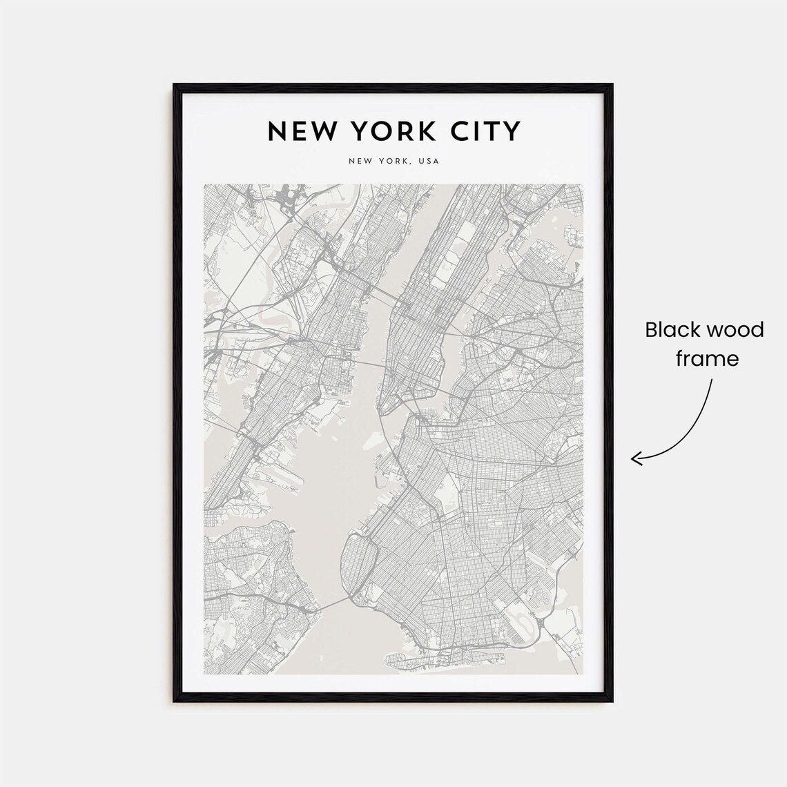 New York City Personalized Map Art Print - Image 3