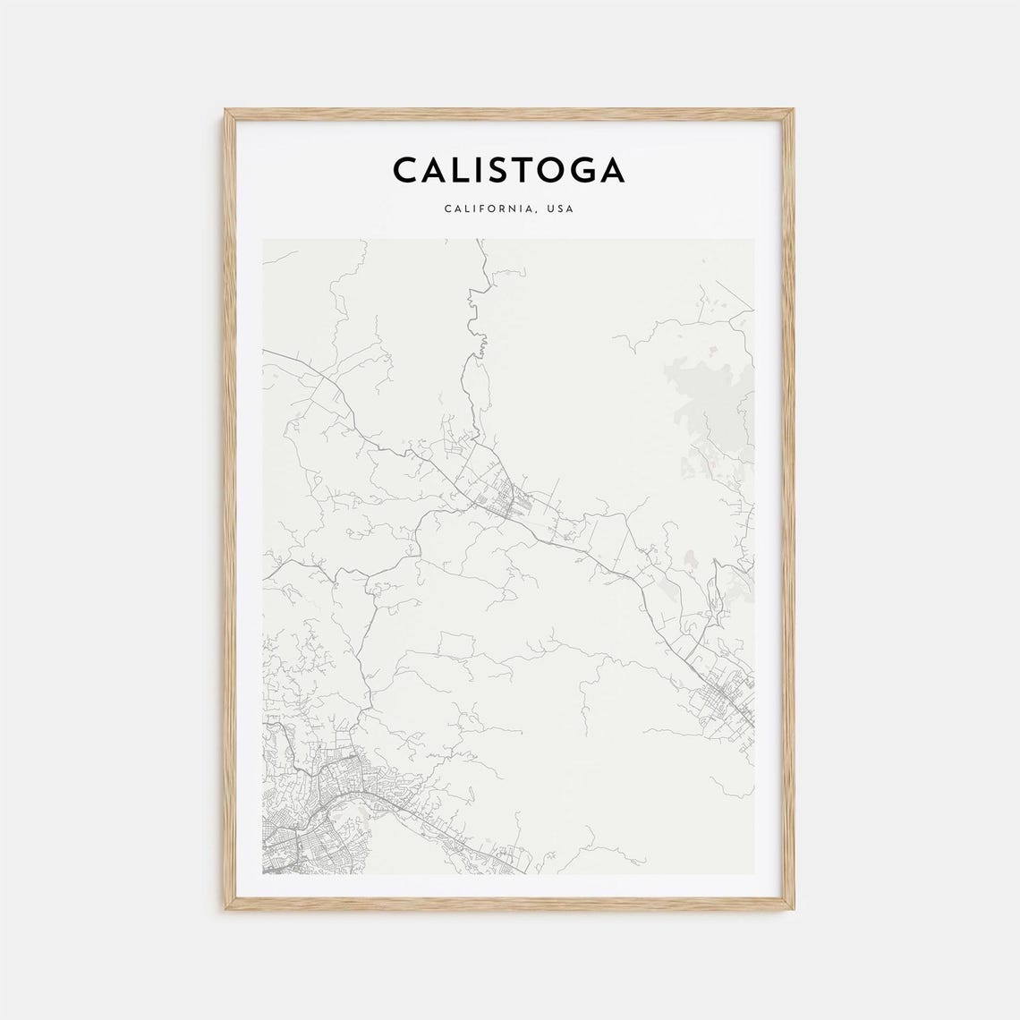 Calistoga Map Poster Calistoga Map Print Calistoga Personalized Map Art Calistoga Wall Art Calistoga Travel Print California Usa