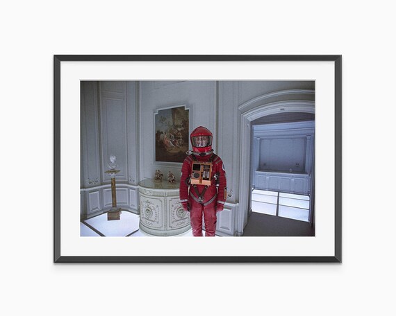 2001 A Space Odyssey Dave Bowman Red Spacesuit Film Still Poster