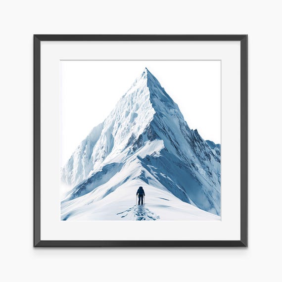 Mountain Wall Art Photography Prints Ski Winter Museum Quality Poster