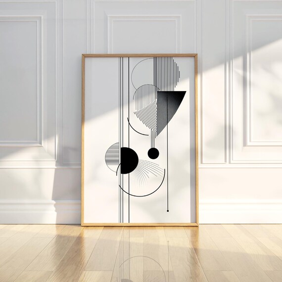 Minimalist Lines Shape Pattern Line Art Sketch Drawing Painting Trendy Poster Wall Print Modern Home Decor