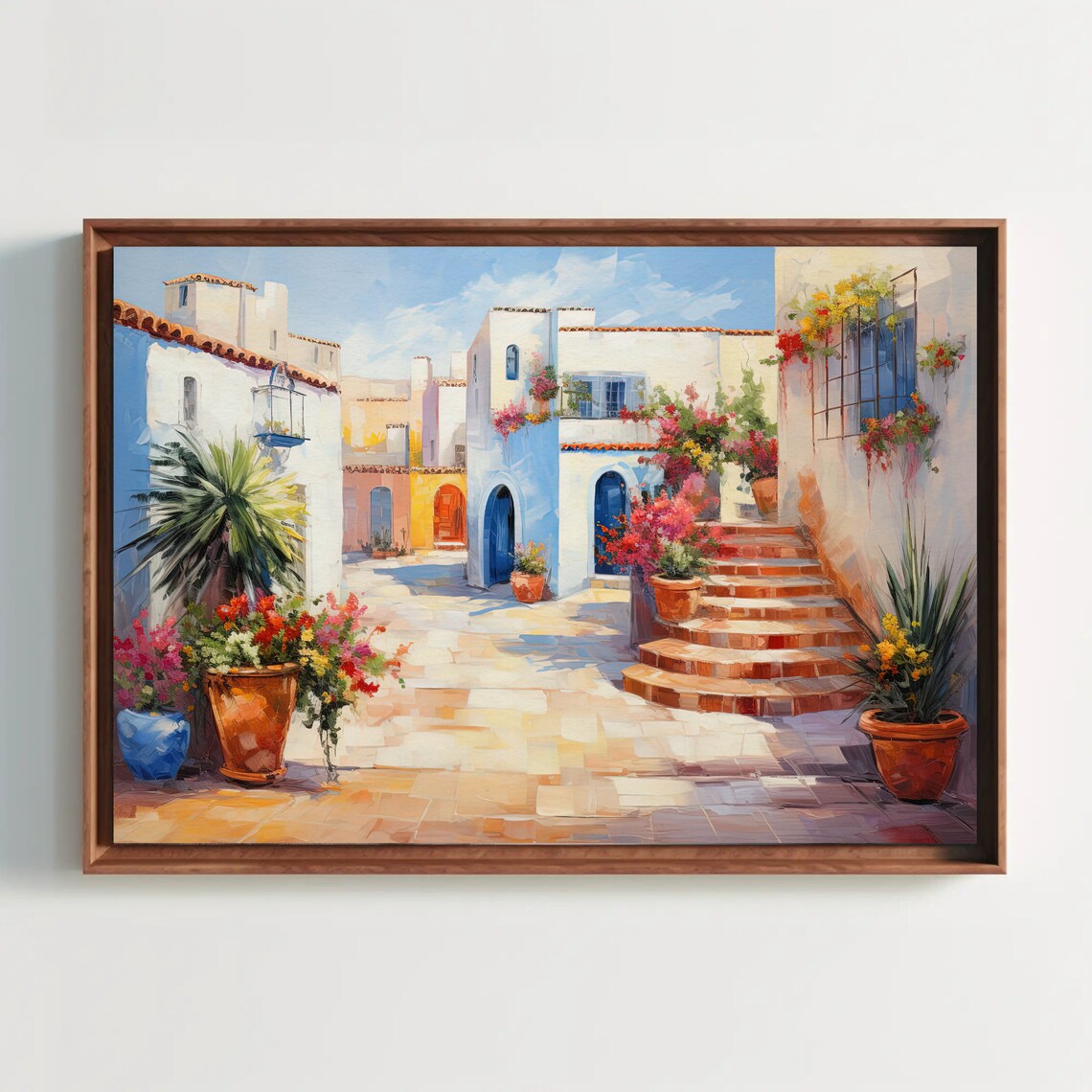 Hermosillo Street Painting, Mexico Travel Poster