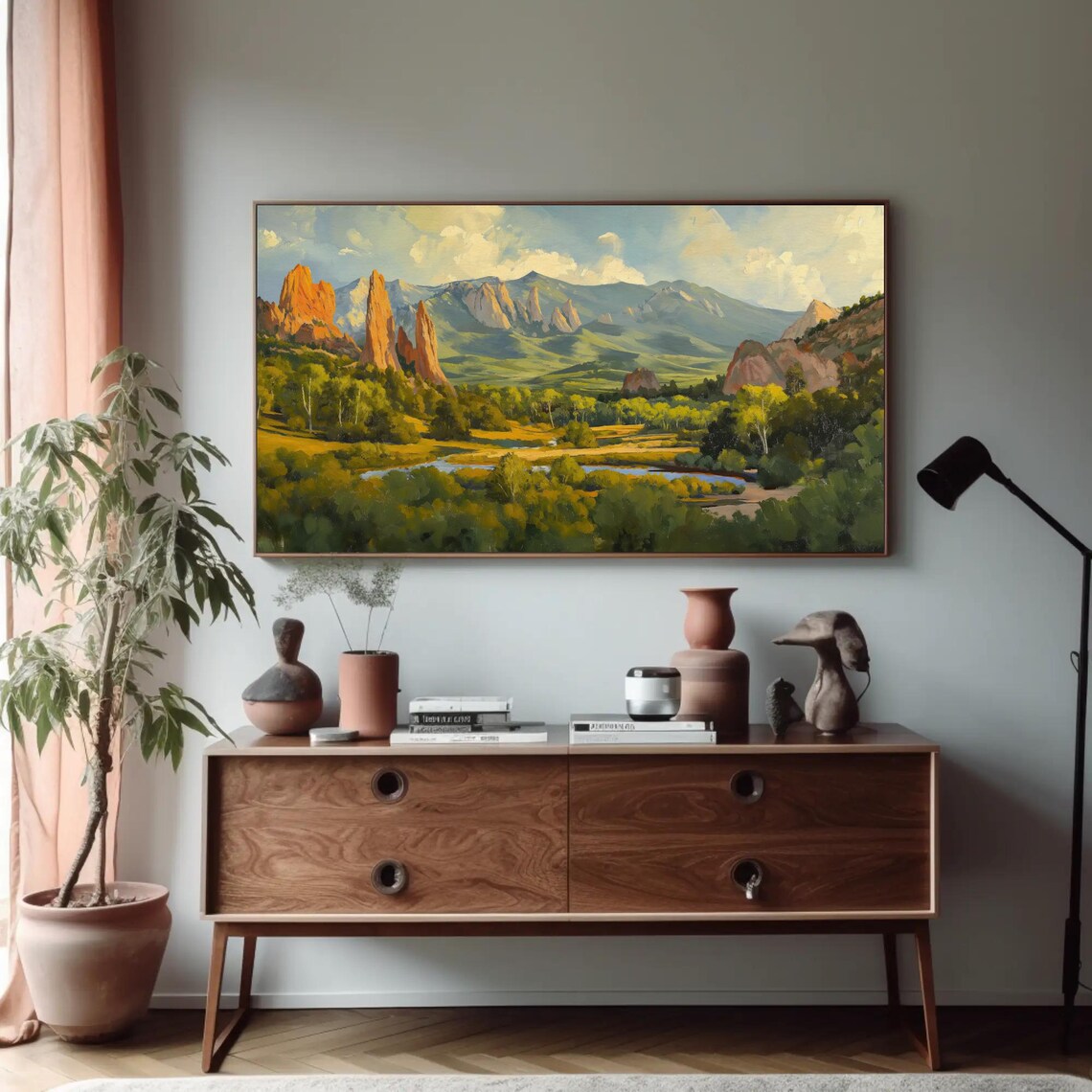 Garden Of The Gods Colorado Red Rock Sunset Landscape Poster - Image 4