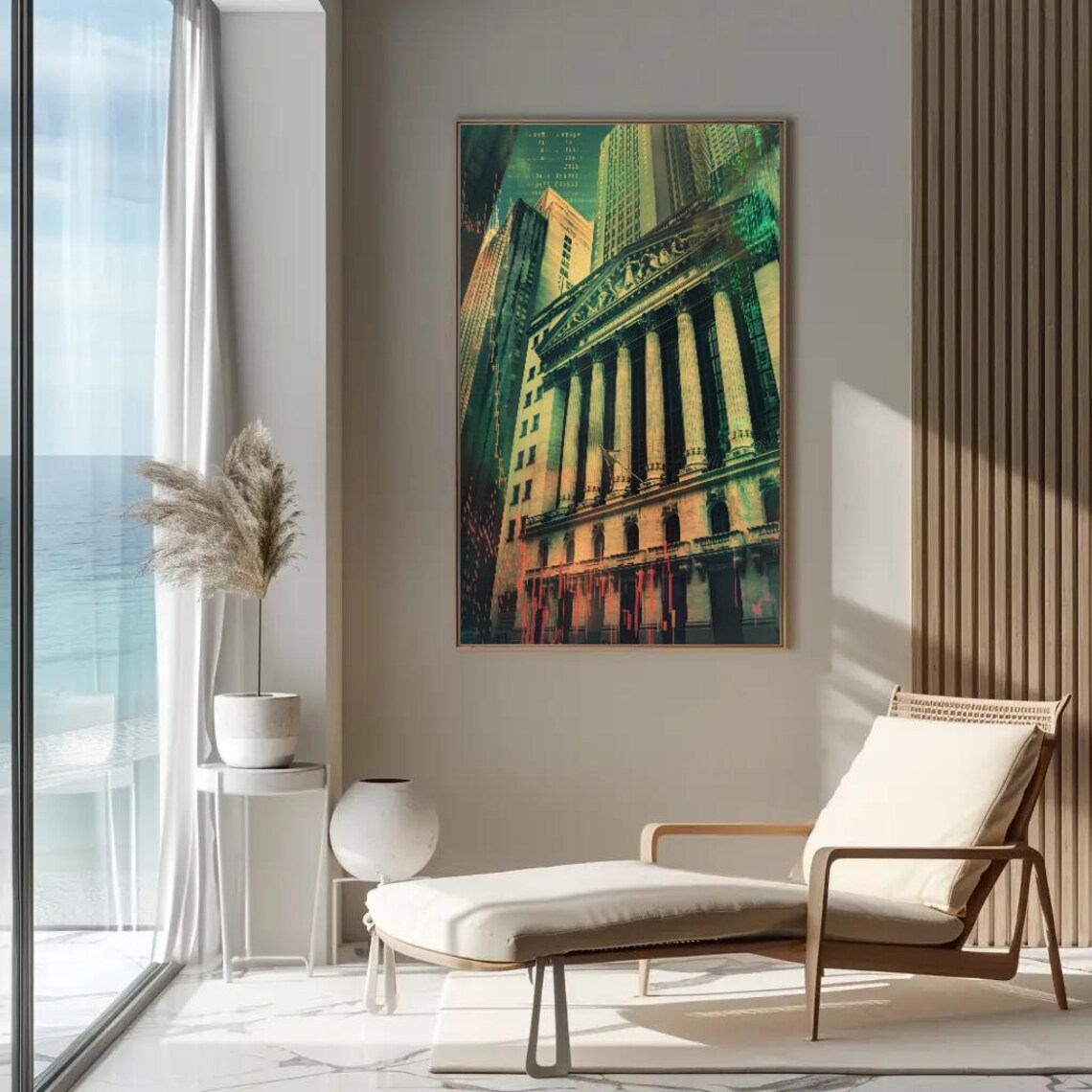 New York Stock Exchange, Wall Street Art Print - Image 5