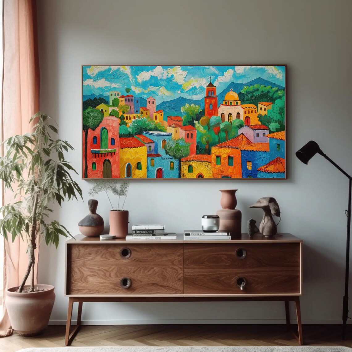 Mexico Modern Style Art Print, Colorful Wall Decor - Image 4