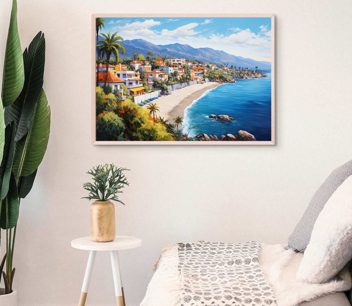 Puerto Vallarta Travel Poster, Mexico Art Print - Image 4