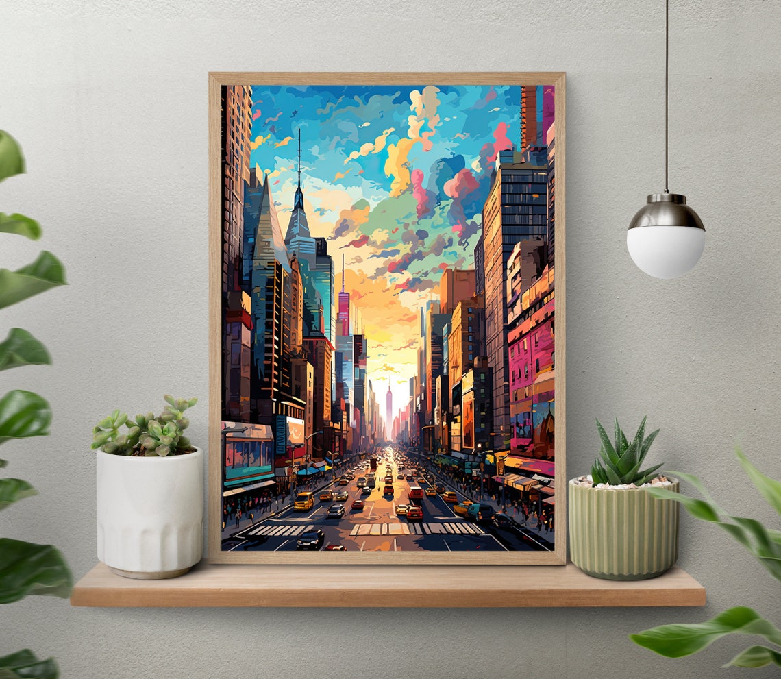 New York City Modern Art Print - Image 5
