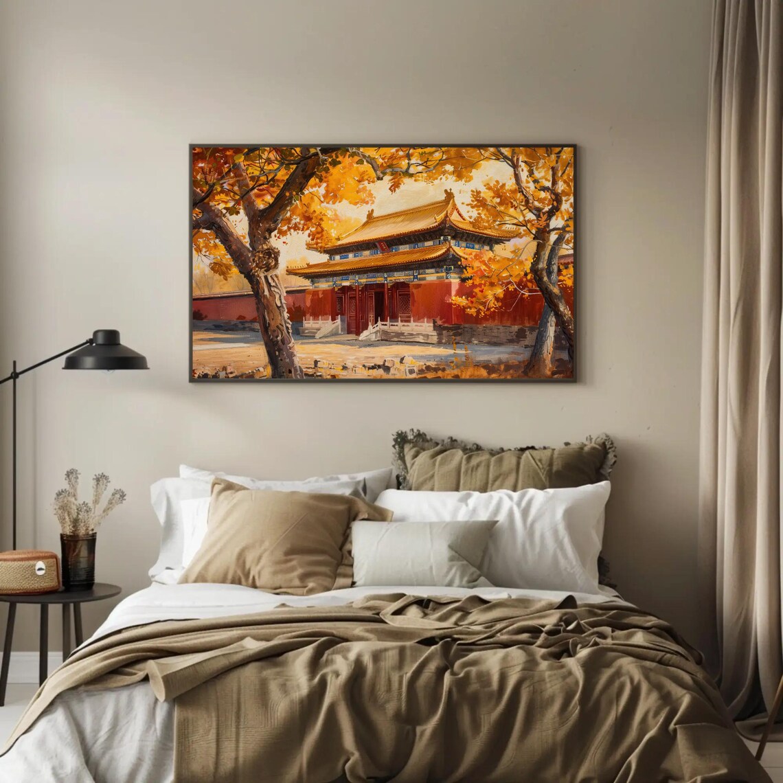 Golden Autumn at the Forbidden City Palace in Beijing Poster - Image 2