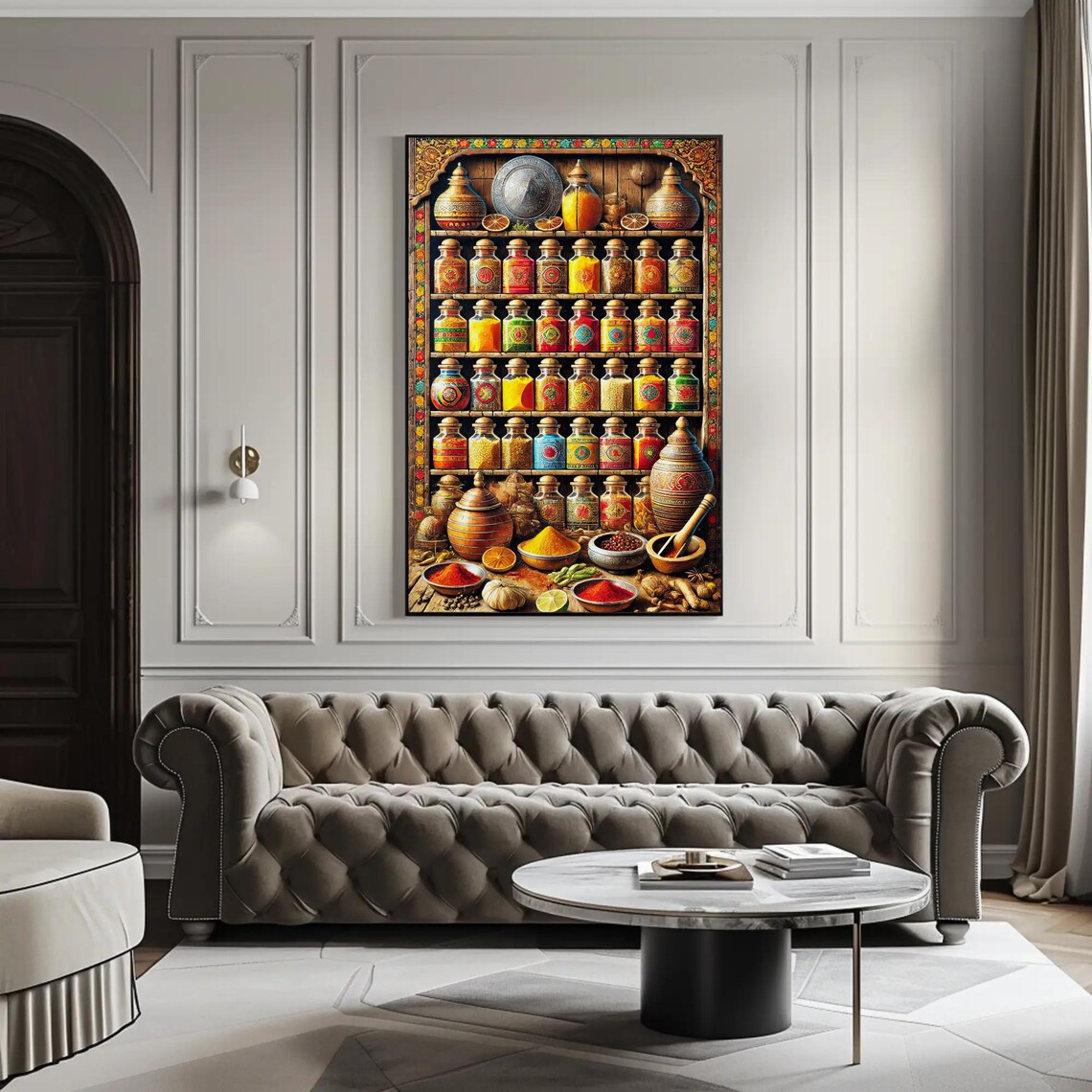 Indian Kitchen Herbs and Spices Wall Art Print - Image 5