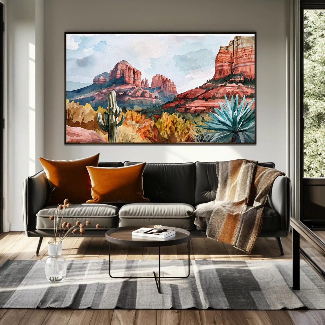 Sedona Desert Landscape, Arizona Travel Poster - Image 4