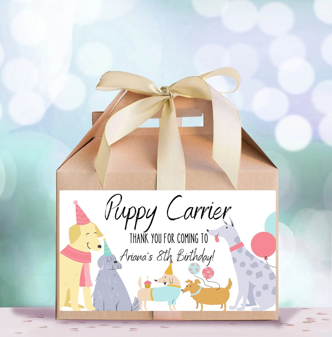 Editable Dog Birthday Party Invitation Puppy Birthday Invite Blue Pink Boy Girl Pawty Birthday Animal Pet Vet Pdf - Image 3