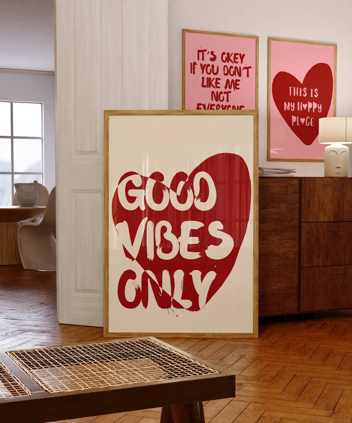 Good Vibes Only Print, Positive Dorm Wall Art - Image 4