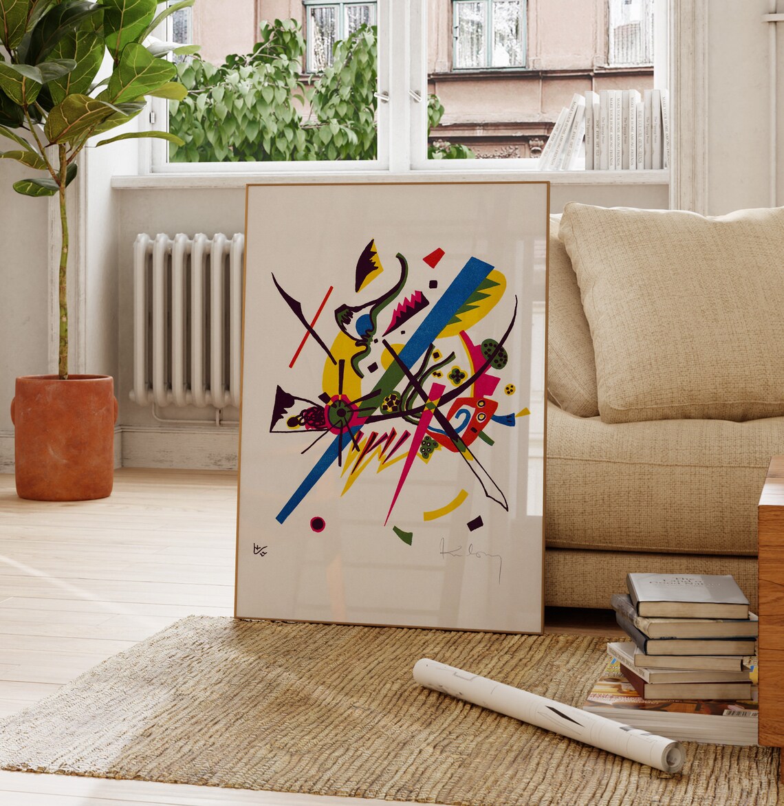 Wassily Kandinsky Small Worlds I Abstract Art Print - Image 4