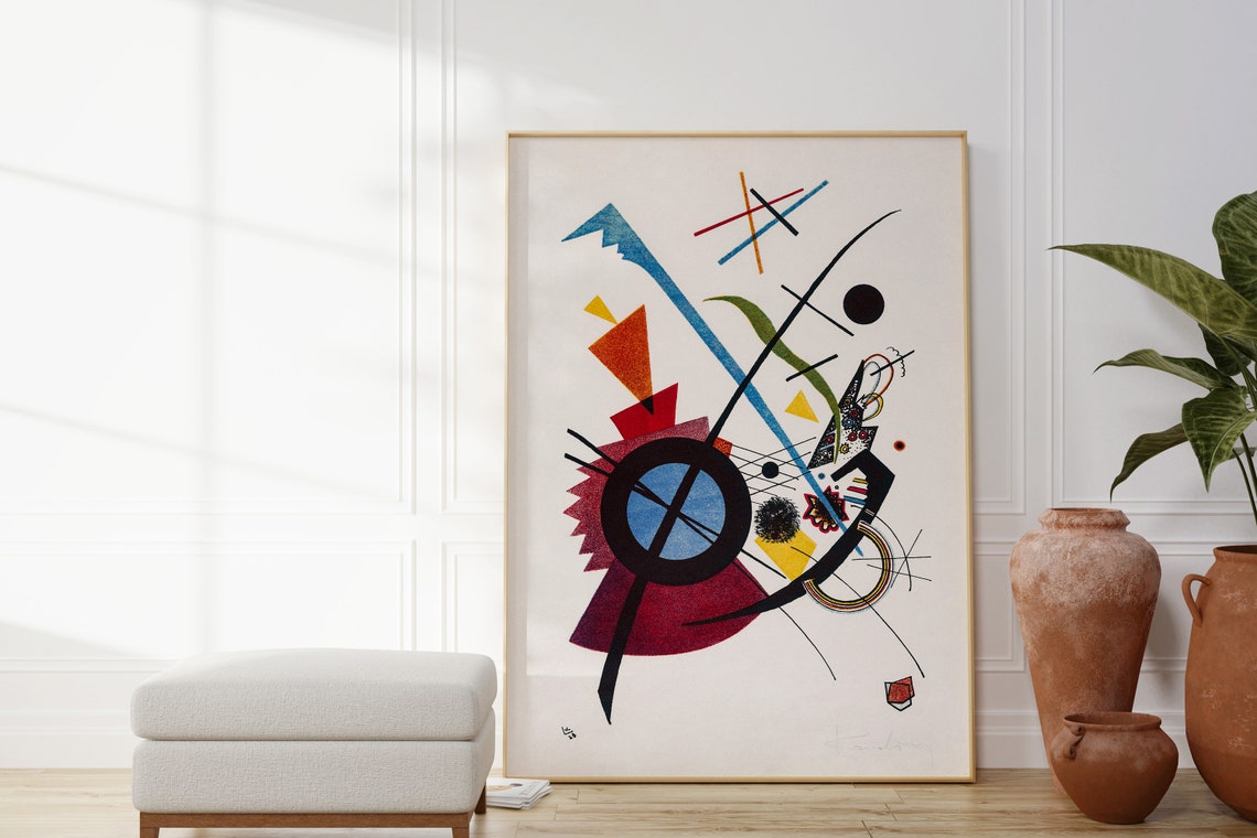 Wassily Kandinsky Violet Geometric Abstract Minimalist Art Poster - Image 3