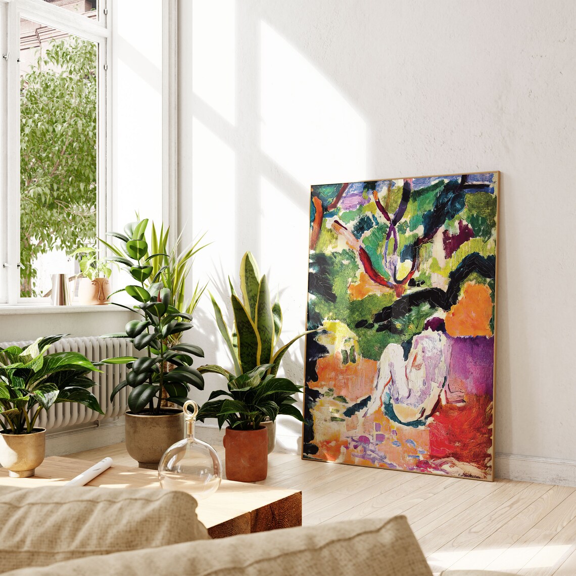 Henri Matisse Nude in a Wood Fauvist Forest Figure Painting Poster - Image 5
