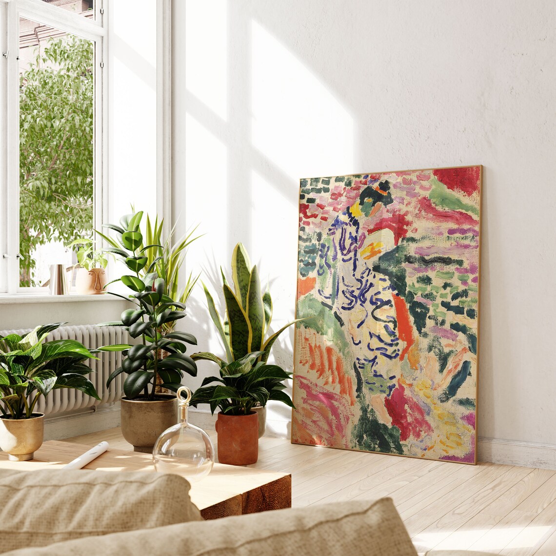 Henri Matisse Japanese Woman Abstract Art Print - Image 3