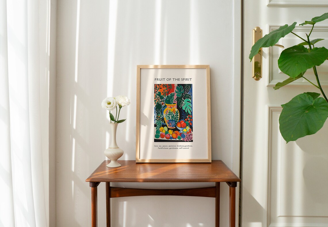 Fruit of the Spirit Matisse-Inspired Christian Art Print - Image 3