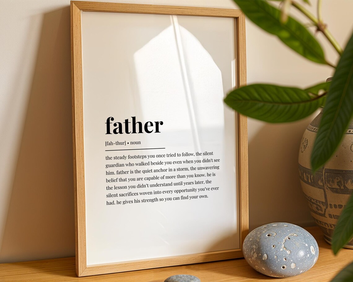 Father Definition, Dad Gift for Fathers Day - Image 4