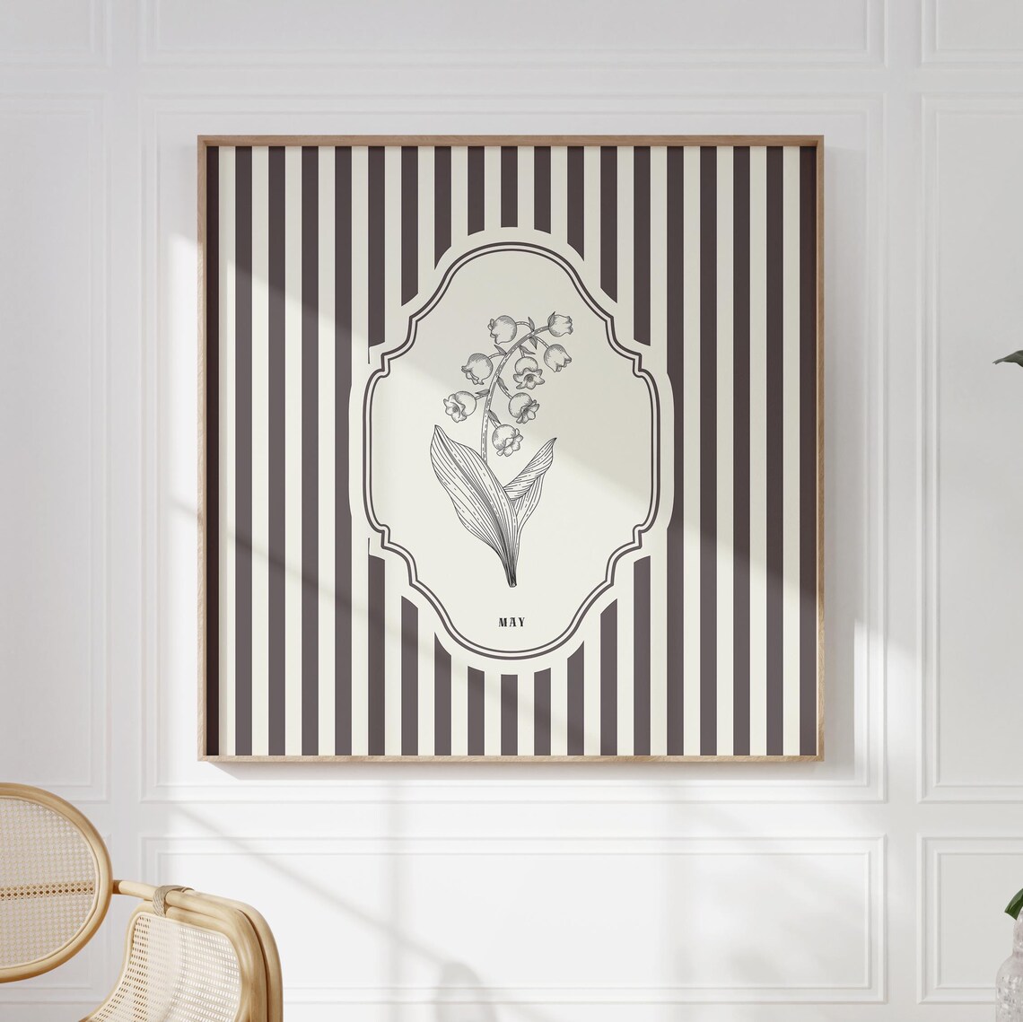 May Birth Month Flower, Personalized Gift Print - Image 4