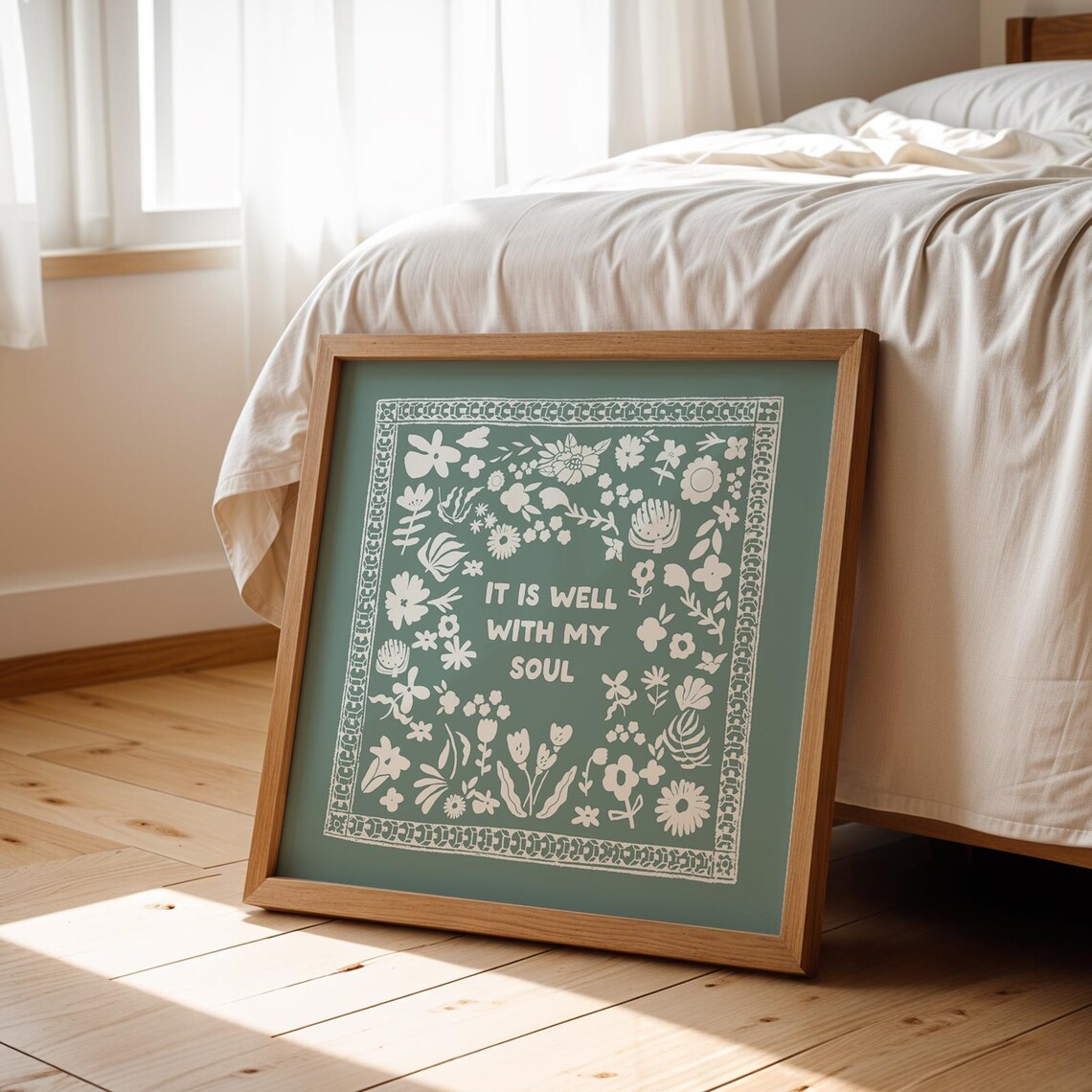 It Is Well Christian Illustration Art Print - Image 2