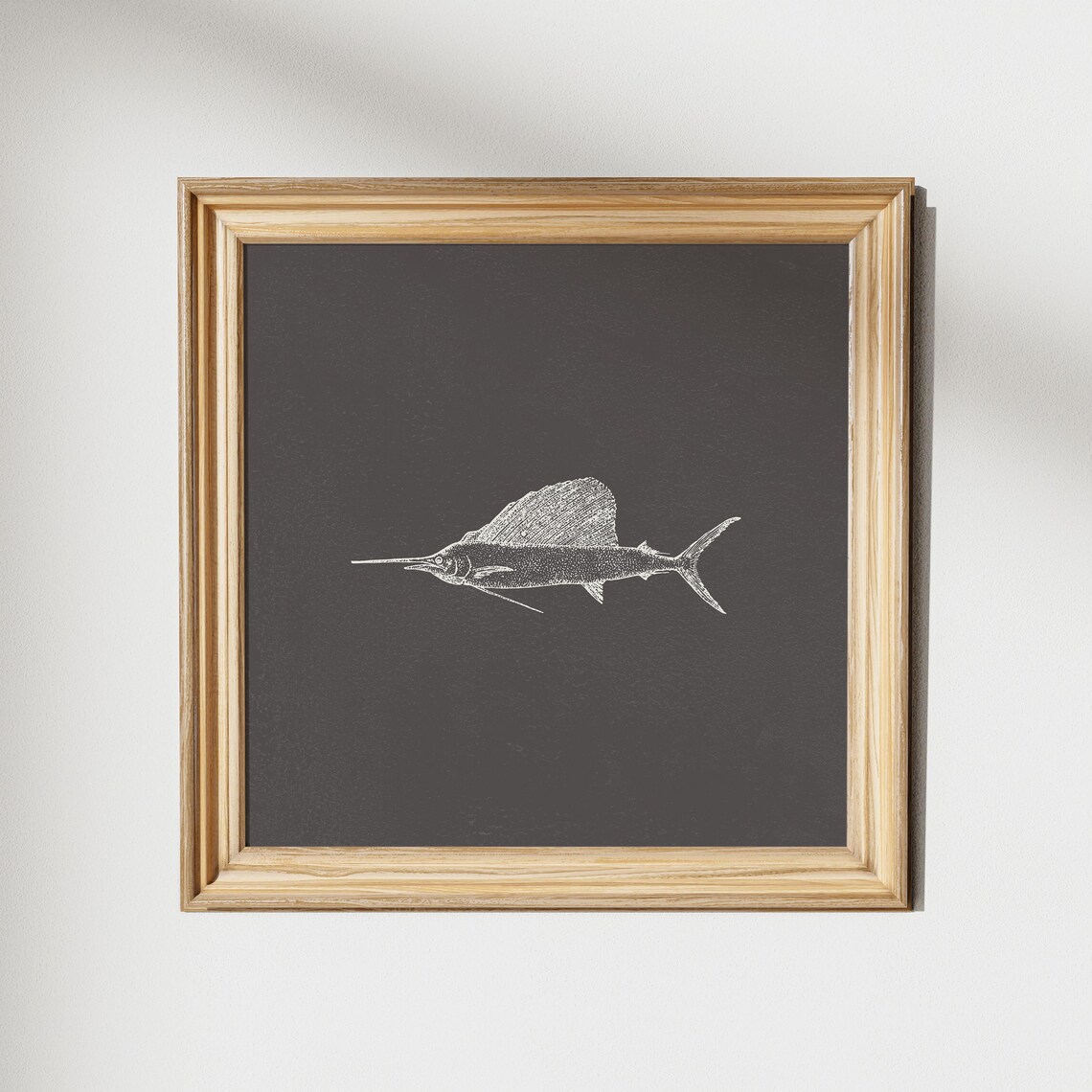 Charcoal Atlantic Fish, Nautical Illustration - Image 5