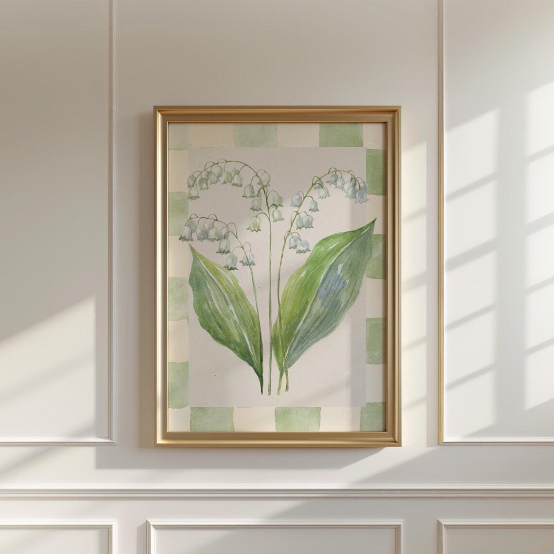 Lily Of The Valley Vintage Floral Art Print - Image 2