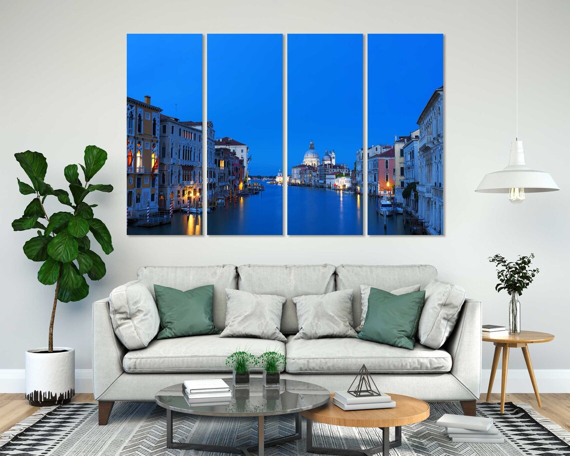 Venice Grand Canal at Blue Hour with Santa Maria della Salute Poster - Image 8