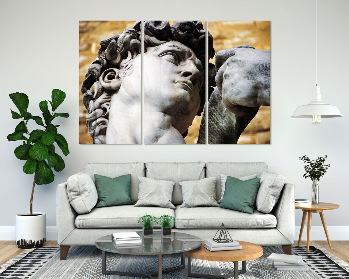 Michelangelo Statue Of David Sculpture Close Up Italy Art Poster - Image 7