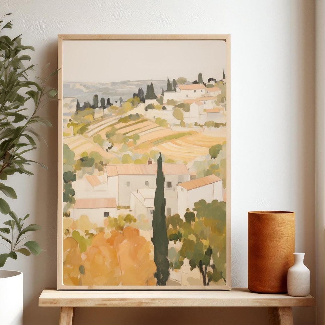 French Landscape Painting Provence Art Print