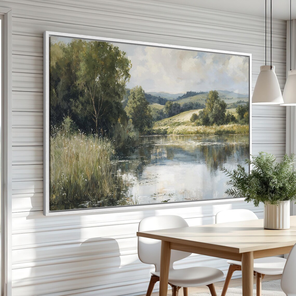 Rustic Nature Scene Landscape Wall Art Print - Image 3