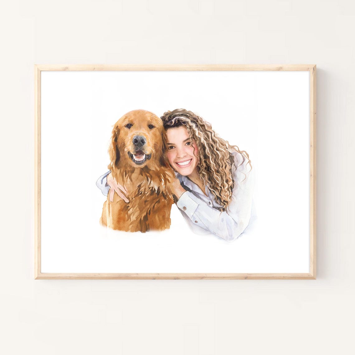 Custom Pet Portrait From Photo Dog Painting Watercolor Cat Portrait Personalized Pet Memorial Gift Dog Portrait Pet Lover Gifts - Image 4
