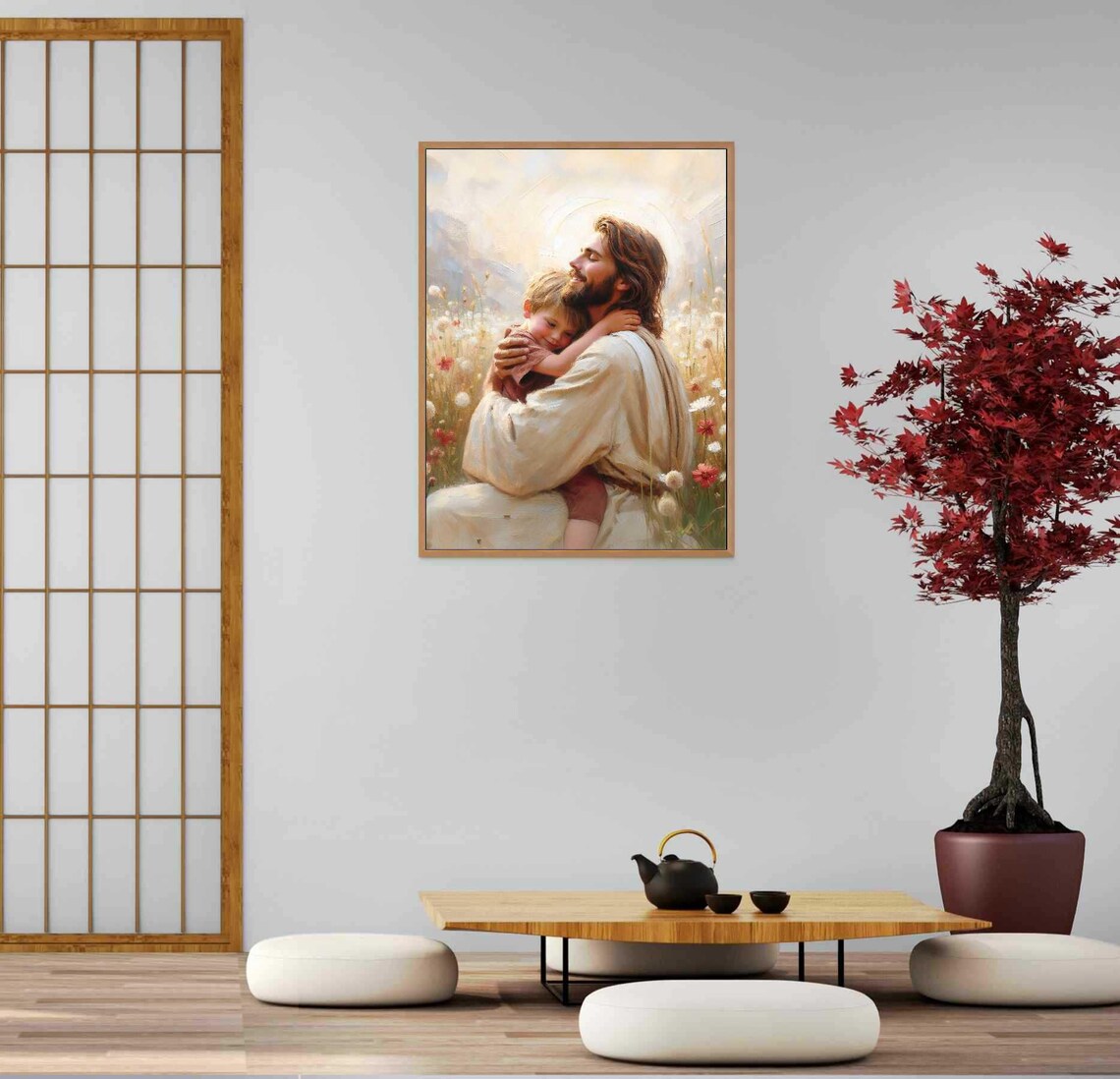 Smiles And Faith, Jesus With Children Art Print - Image 5