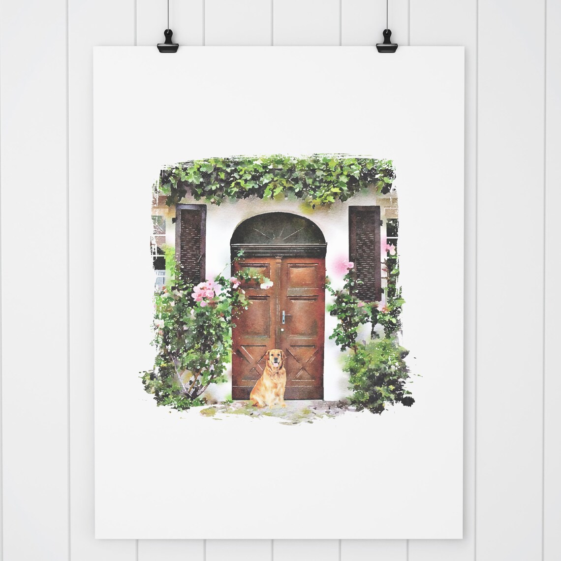 Custom House Portrait, Watercolor Home Portrait - Image 2