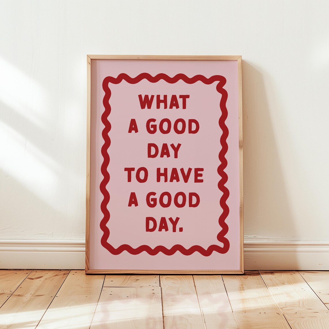 Pink Motivation Quote Poster, Preppy Dorm Decor