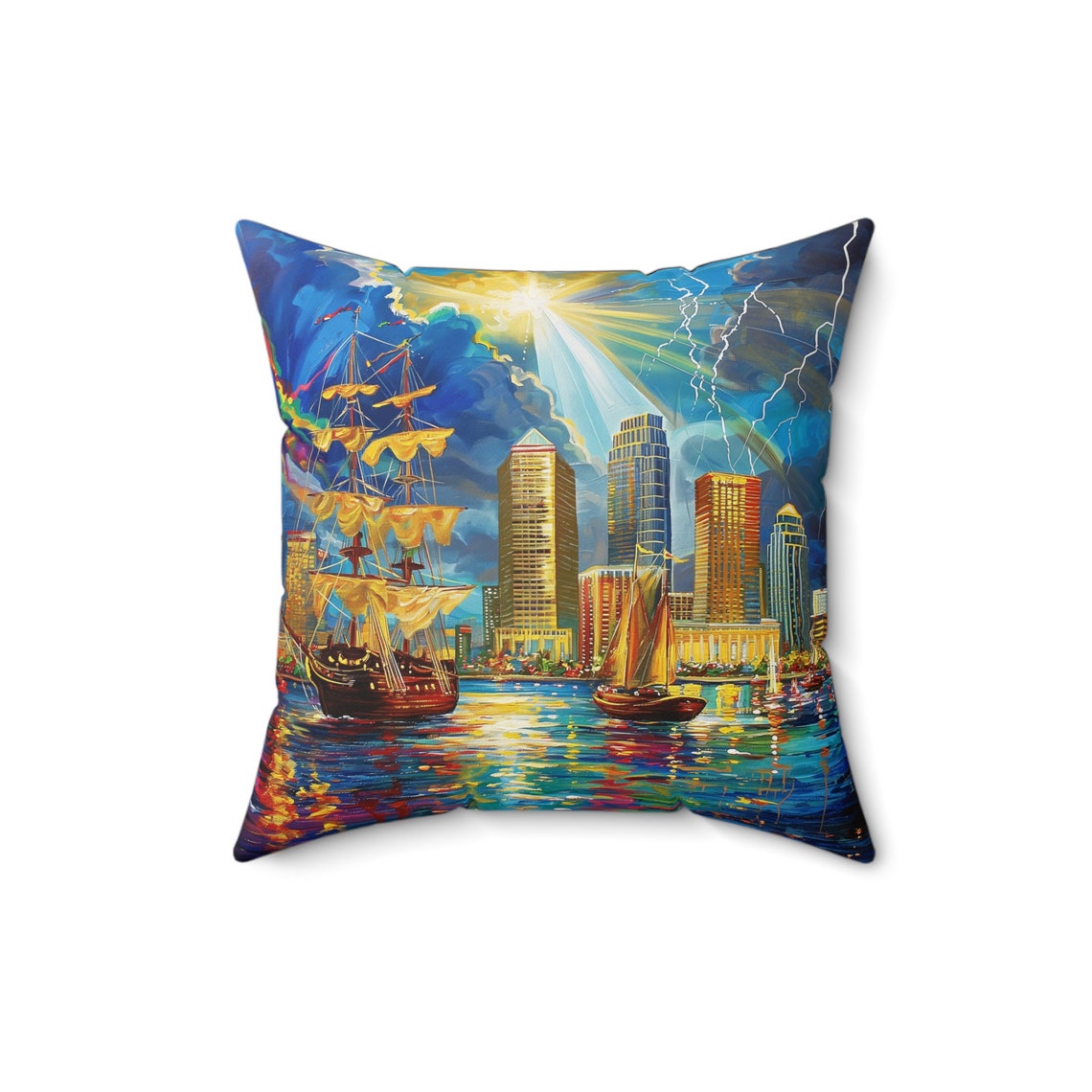 Downtown Tampa Gasparilla Art Print