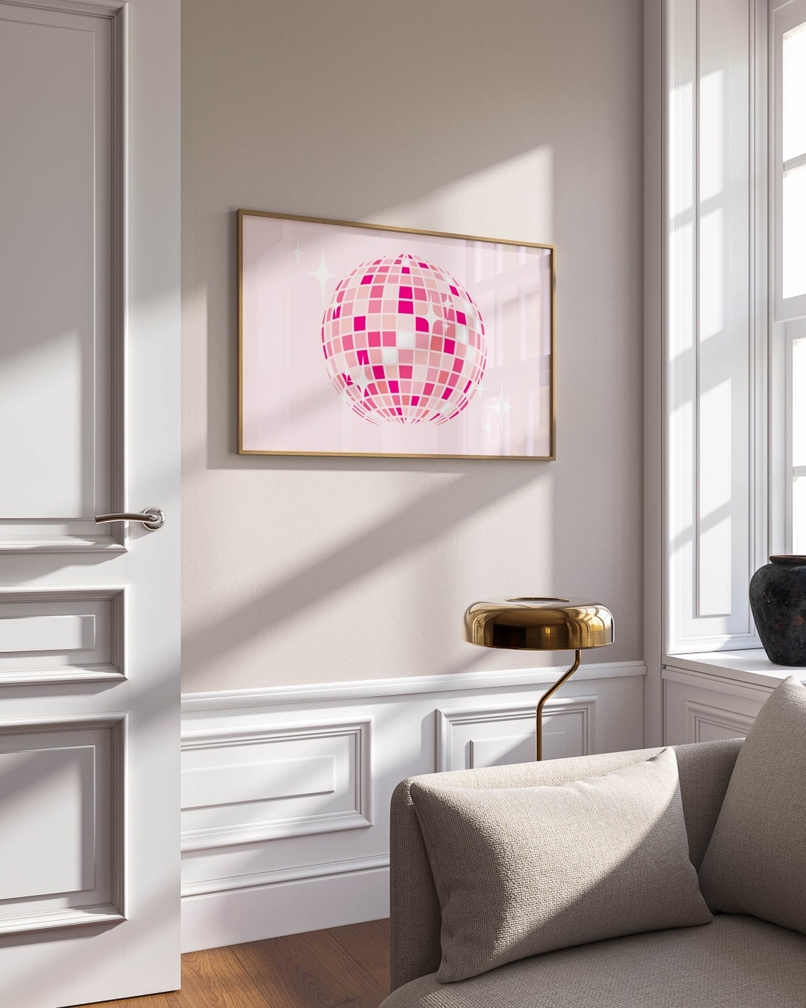Disco Ball Art Print, Y2K Dorm Decor - Image 2
