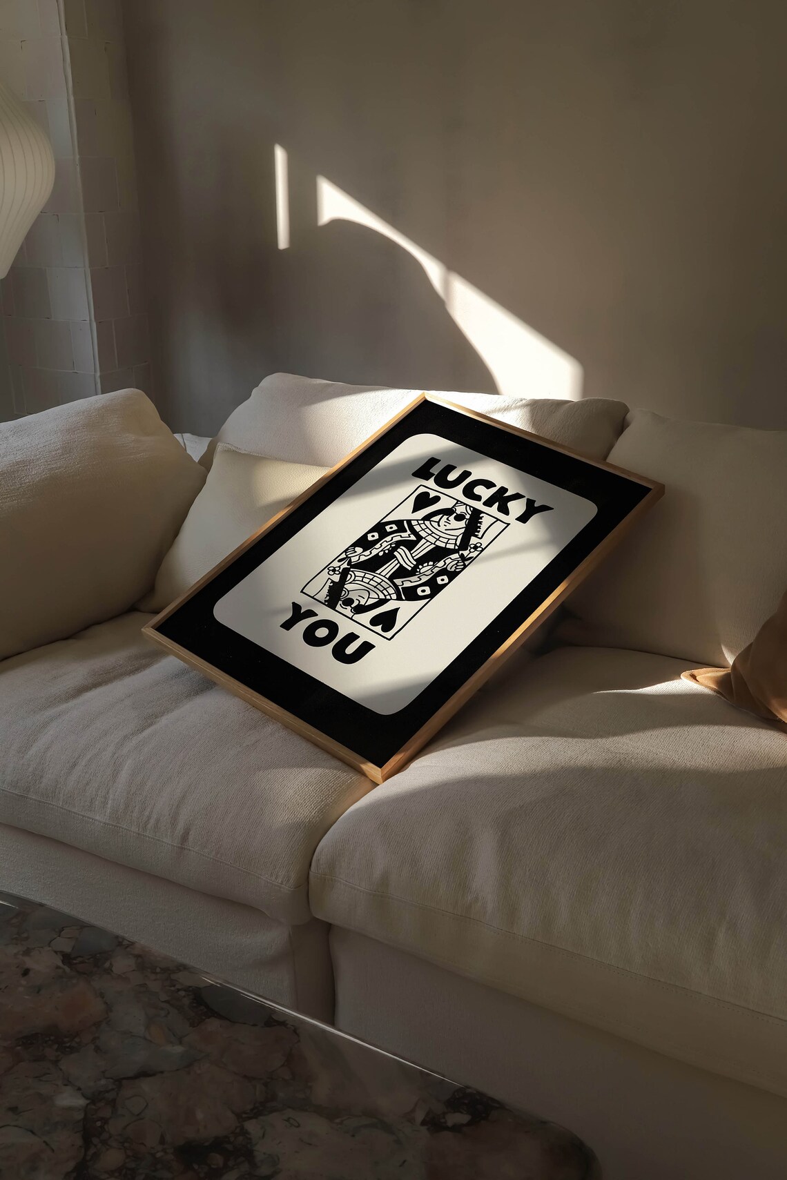 Lucky You Retro Poster Print, Bedroom Decor - Image 2