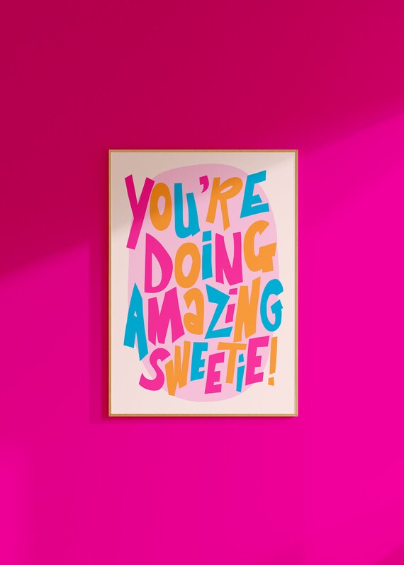 Motivational Girls Room Decor Art Print