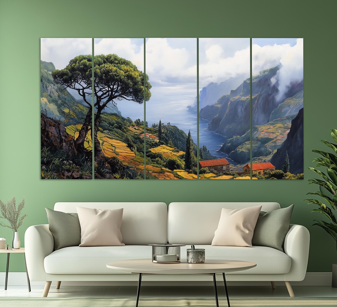 Misty Madeira, Portugal Scenic Travel Poster - Image 4