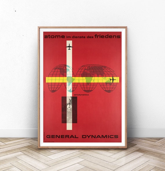 Vintage Space Poster Art Rocket Ship Poster Spaceship Poster Plane Art Astrophysics Gift Outer Space Print