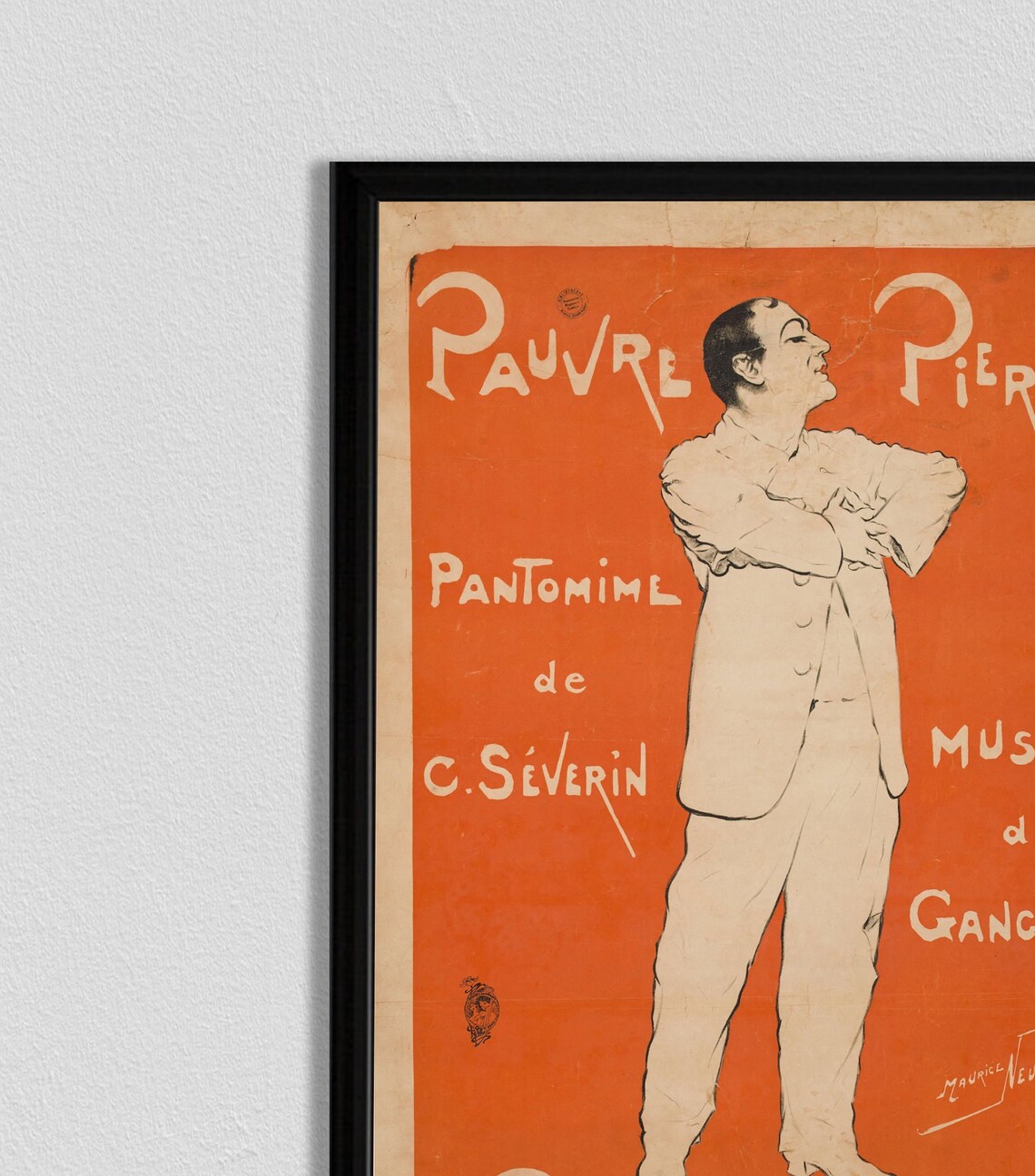 Paris Antique Theatre Poster, Vintage Travel Poster - Image 2
