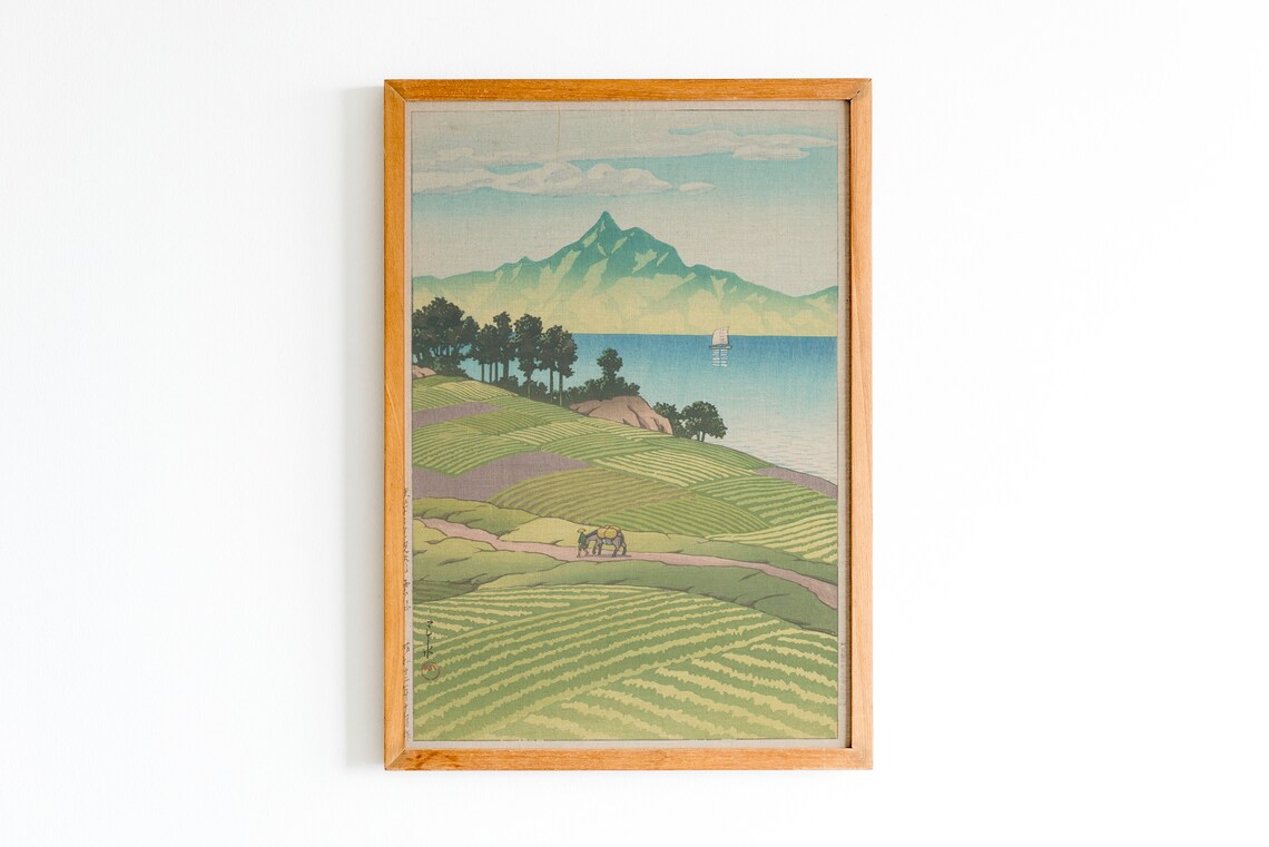 Japan Wood Block Japanese Art Print Poster Art Home Decor Wall Art Print Antique Prints Japan Poster Japanese Decor Asian Deco Mt Fuji