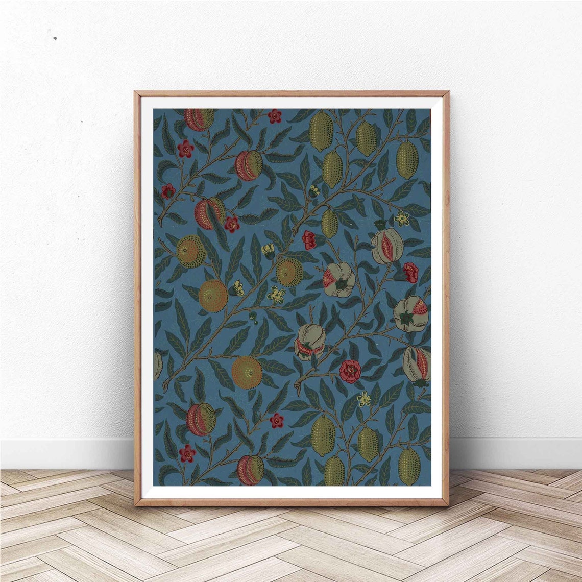 William Morris Fruit Pattern Arts And Crafts Botanical Wall Poster