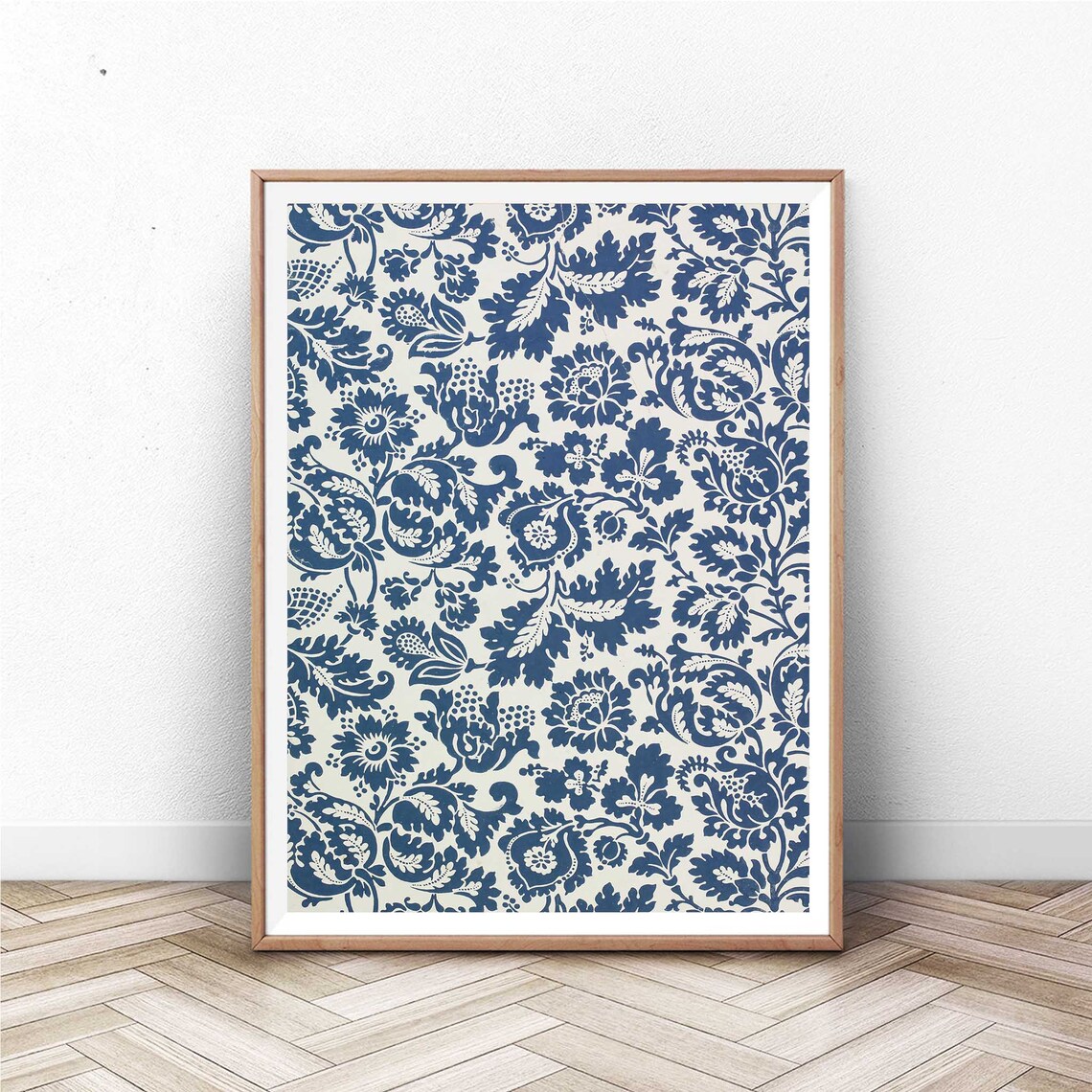 William Morris Botanical Flower Pattern Art Print