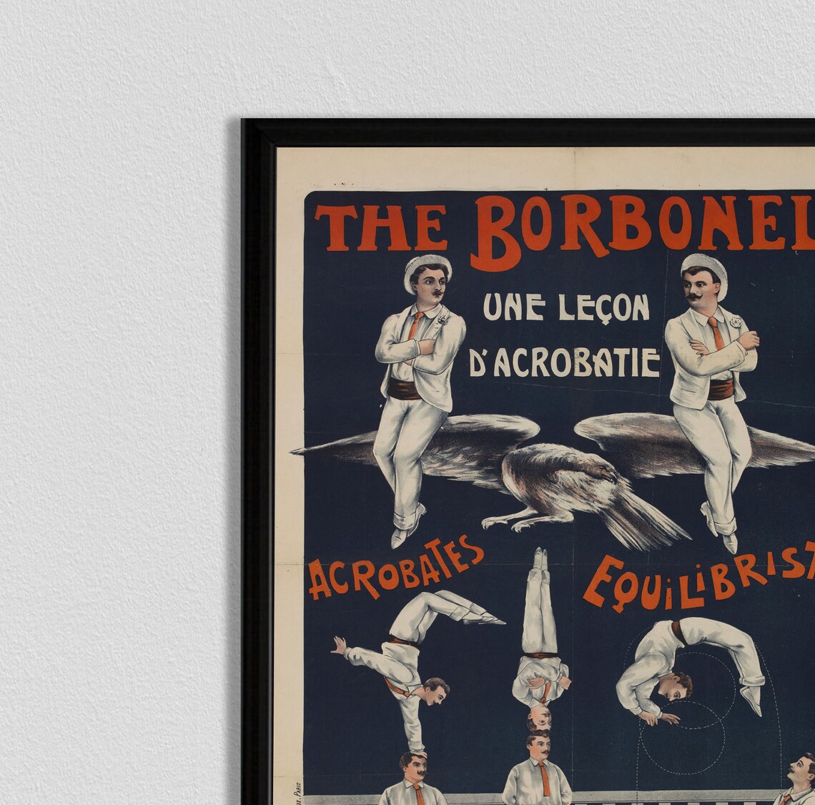 Acrobat Circus Poster, Vintage Nursery Decor Art Print - Image 2