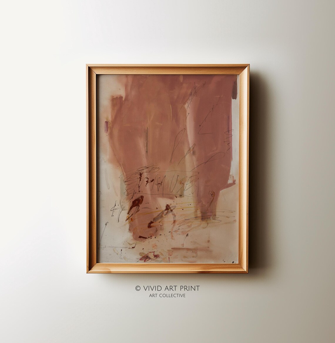 Rustic Abstract Textured Wall Art, Minimalist Modern