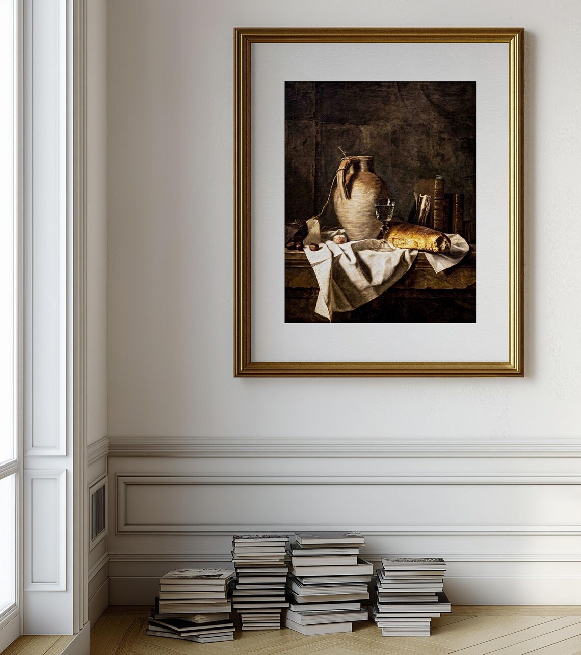 Vintage Rustic Still Life, Baroque Home Decor - Image 3