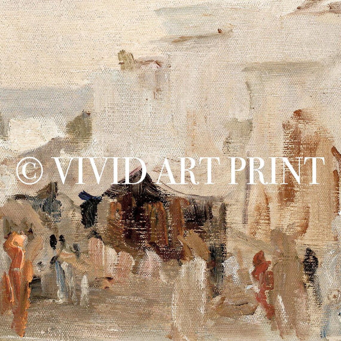 Abstract Muted Landscape, Rustic Wall Art Print - Image 4